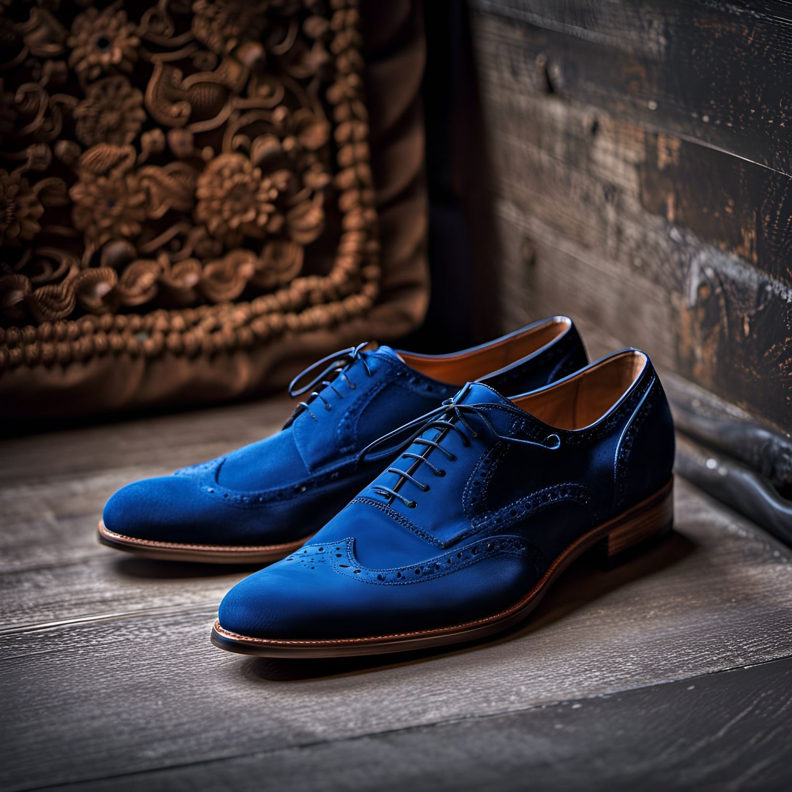 Blue Suede Shoes - AI Generated Artwork - NightCafe Creator