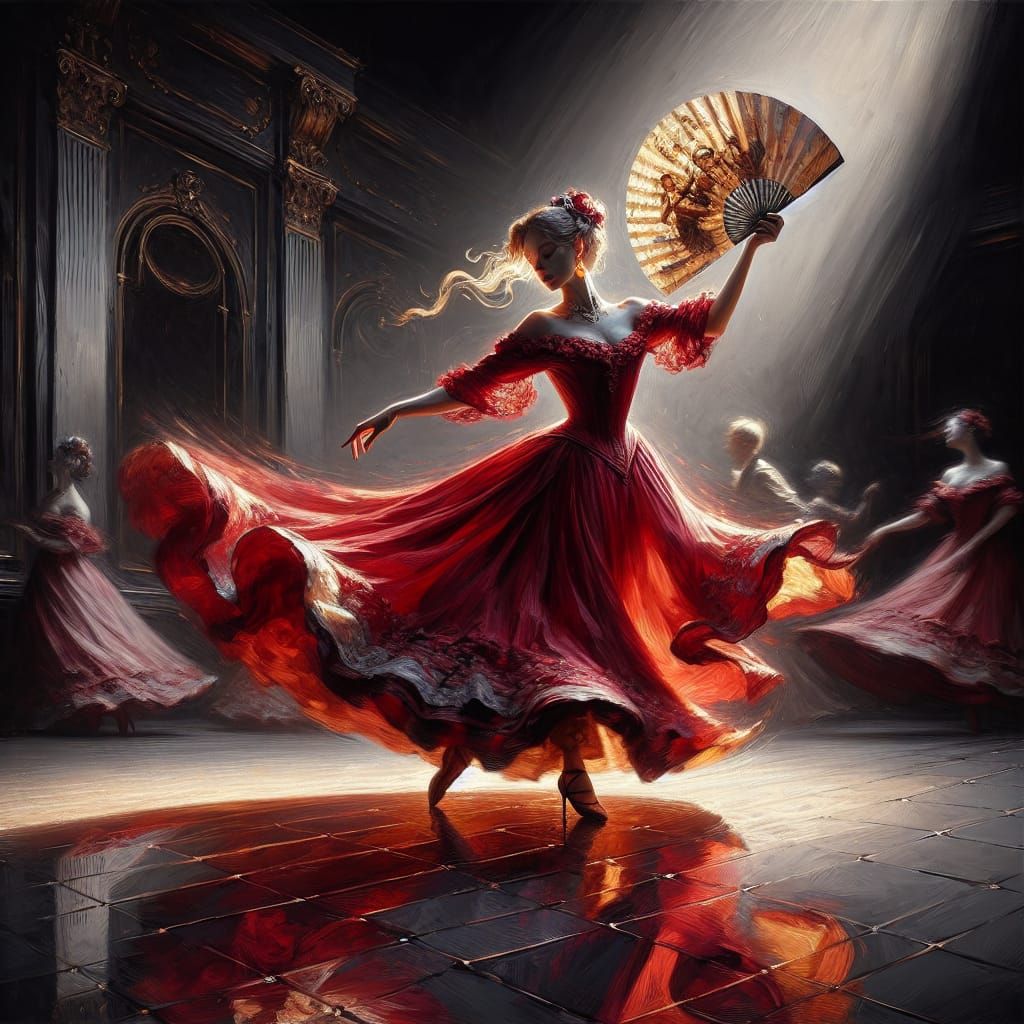 The red side of an innocent lady  by @Dream Maker