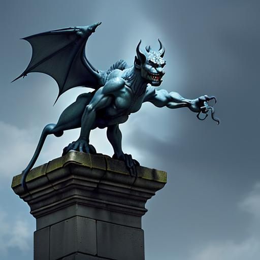Gargoyles: Originally believed to ward off evil spirits, tho...