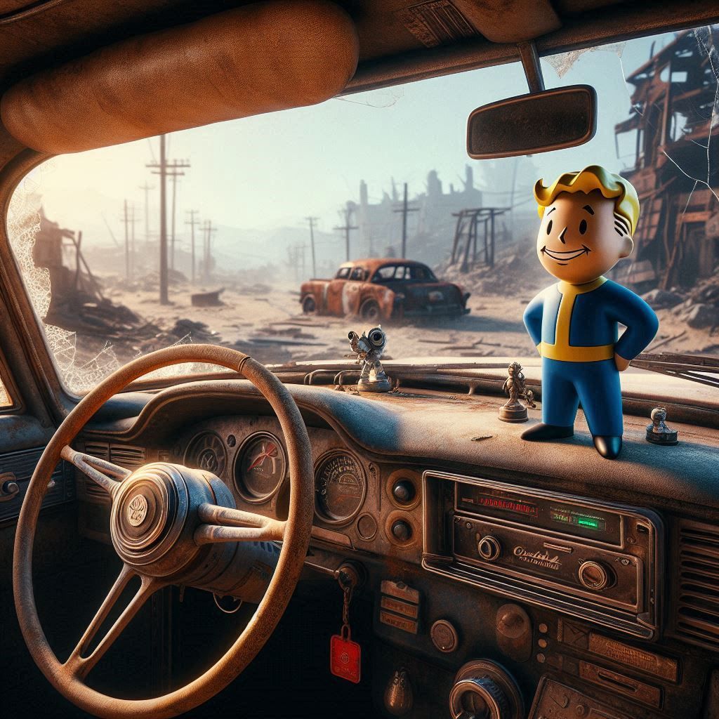 Vault Boy rides again