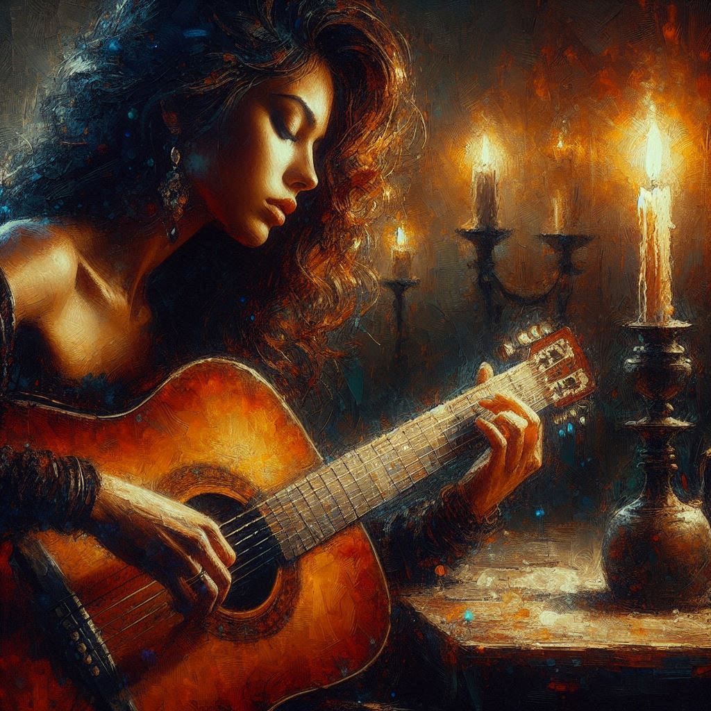No grand performance, no audience to please, Just the solace...