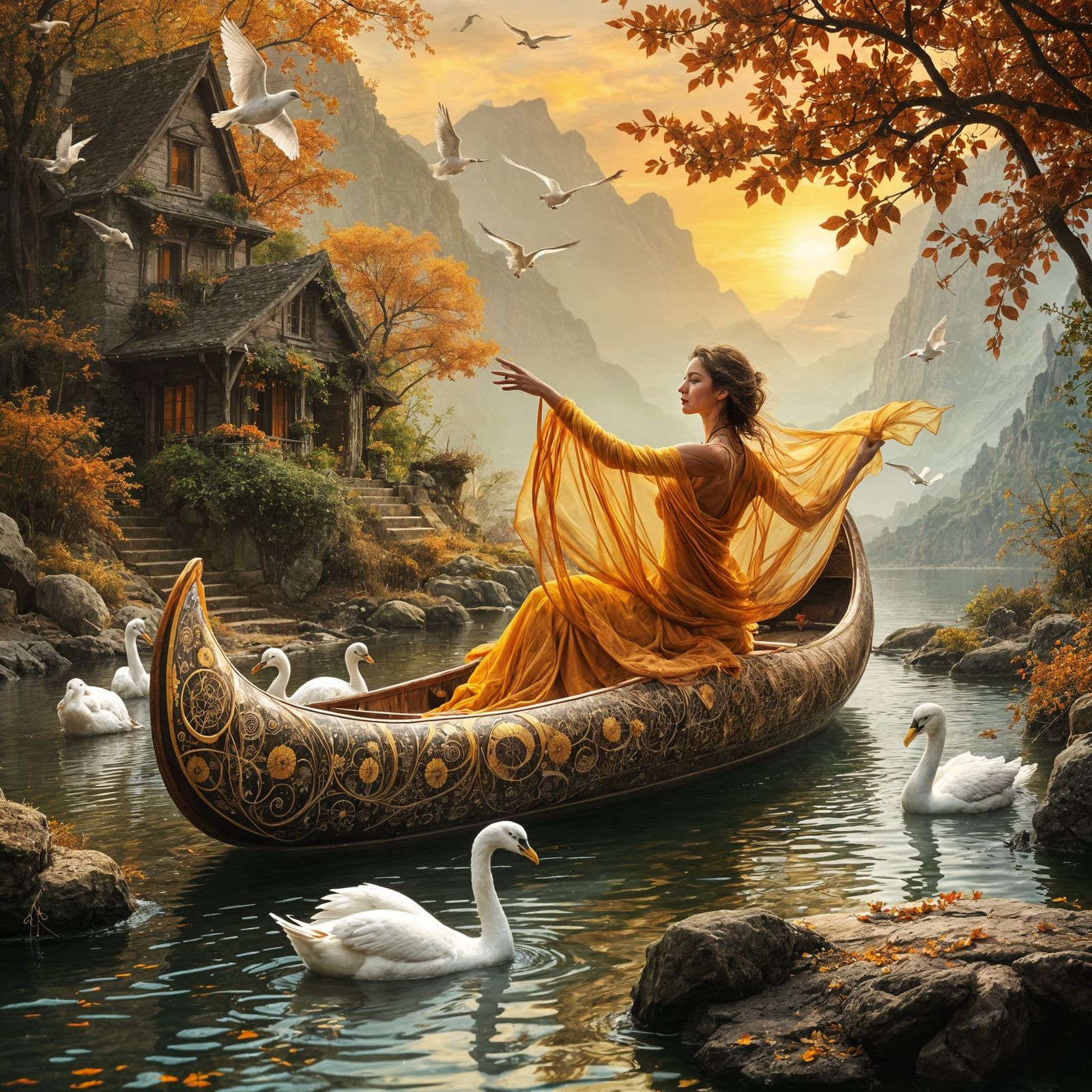 "I am here, my love!"  by @Hannah