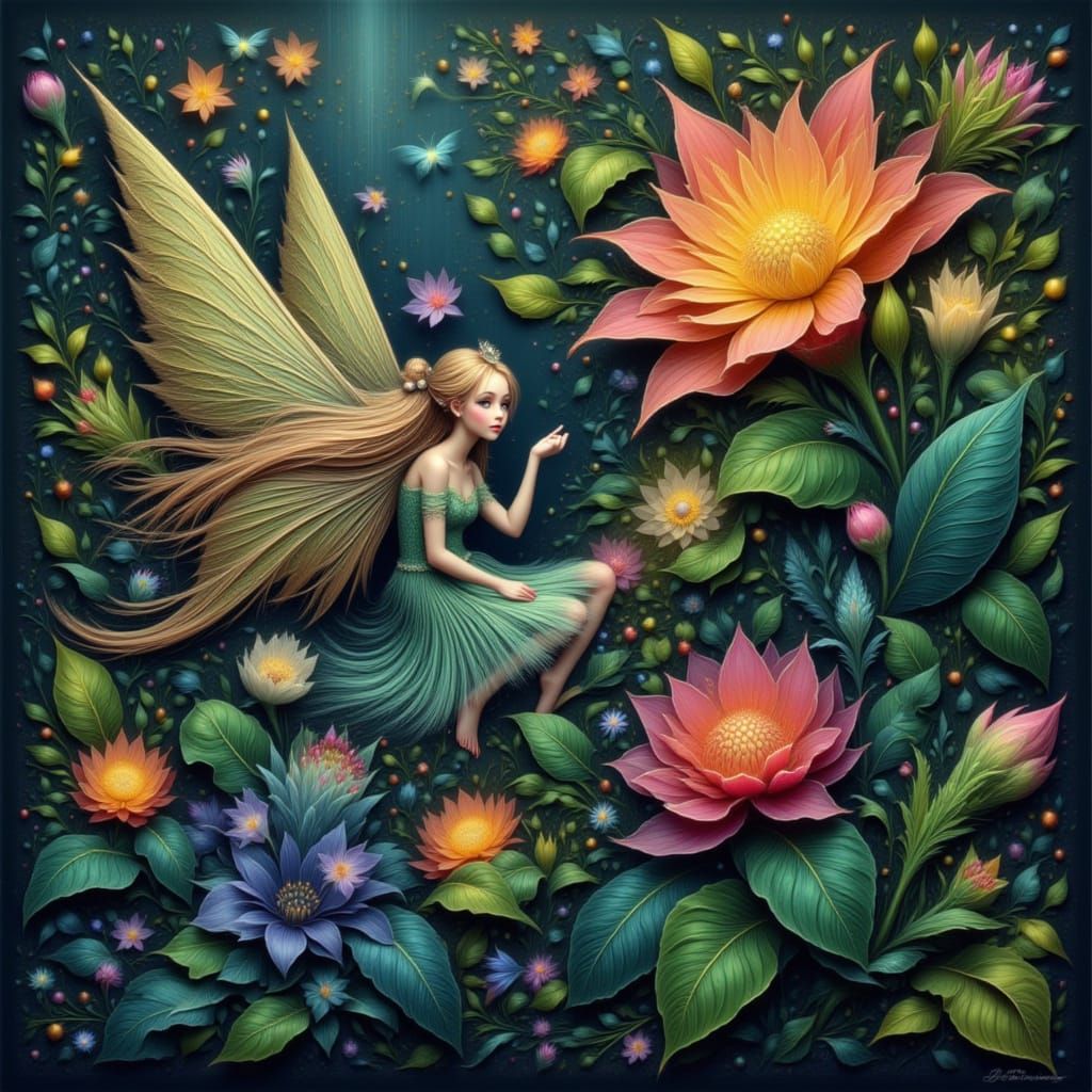 fairy <lora:Neon-fairy:1.0>