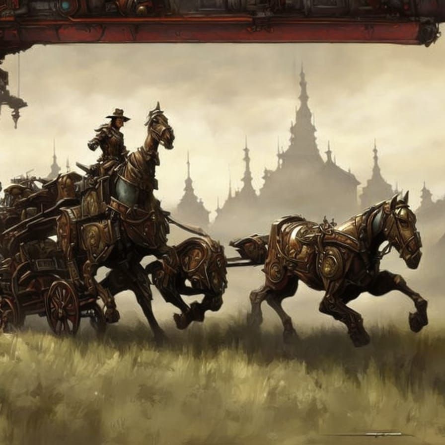 Horse Before Cart AI Generated Artwork NightCafe Creator