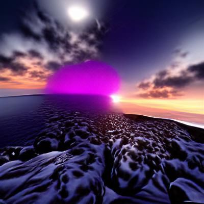 purple sunrise
