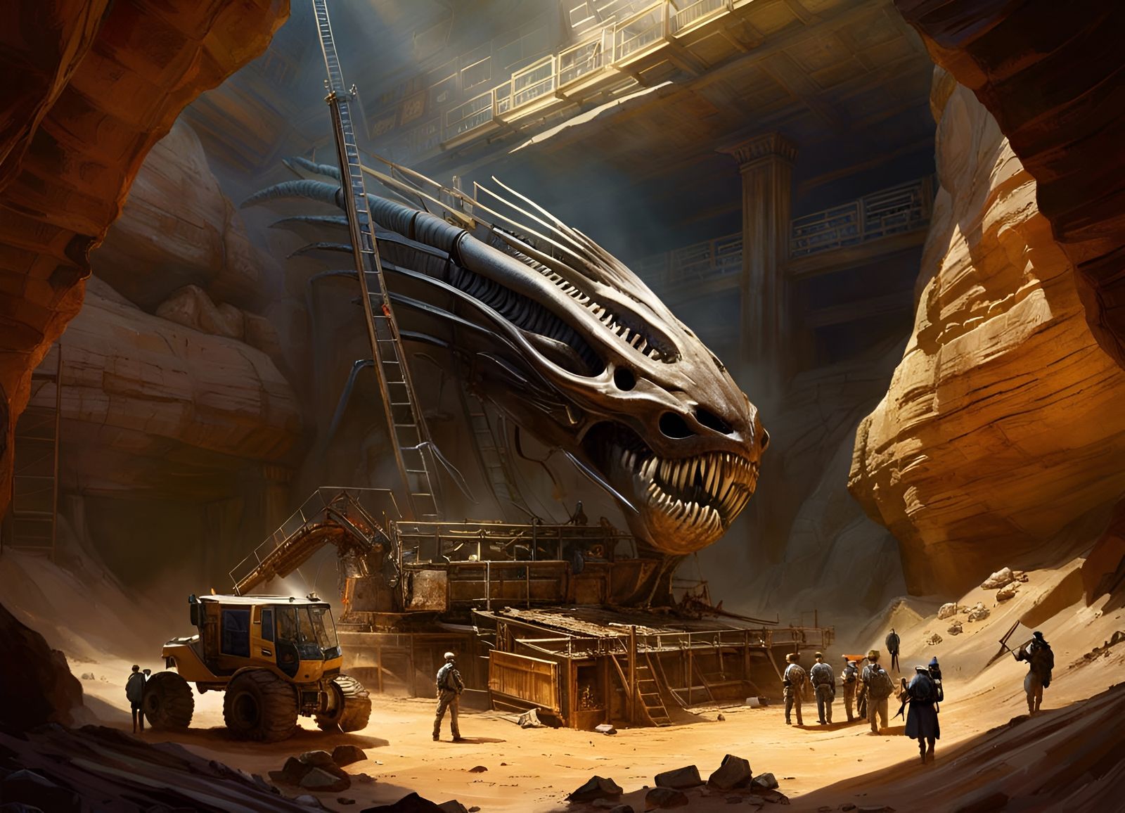 Dig site Acheron: LV-426  by @gullyDJ