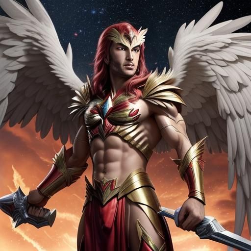 morning star mace male man fight fire hawkman dc male man ha...
