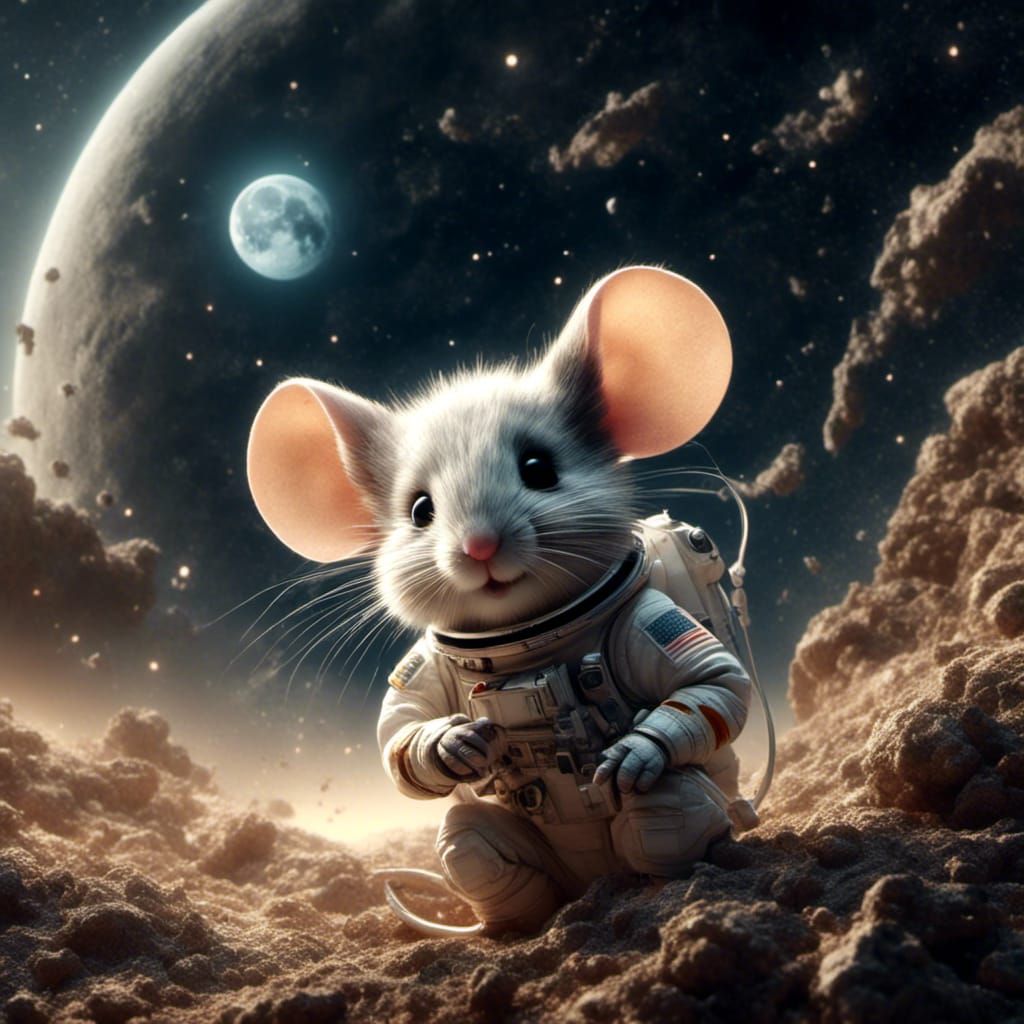 One small step for man, but a giant step for mousekind…