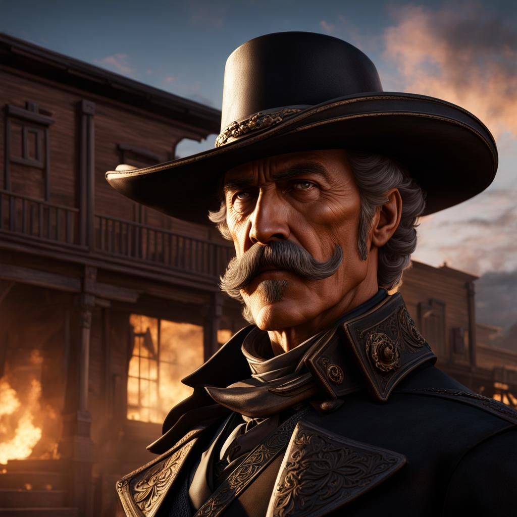 Image Of William 'curly Bill' Brocius In Tombstone Arizona - Ai 