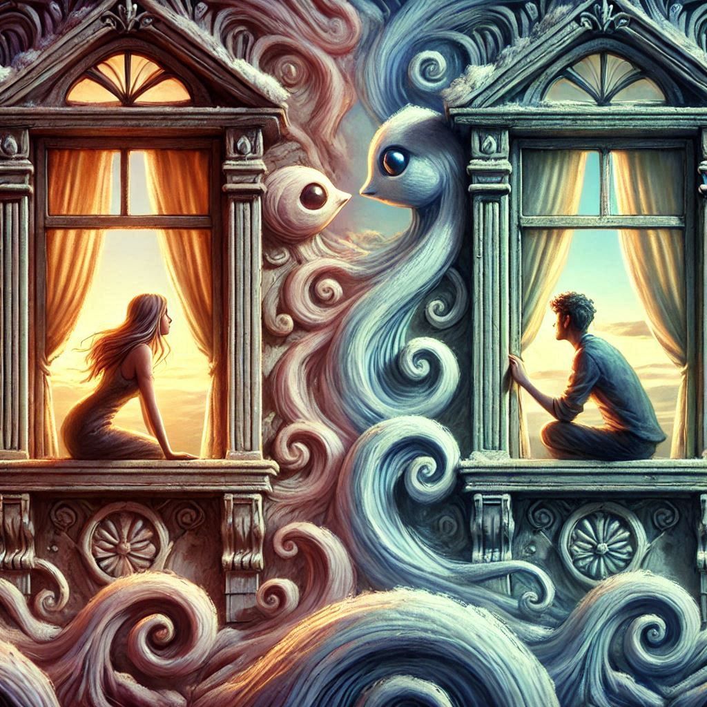 Silent Conversations through the Lookin' Pane