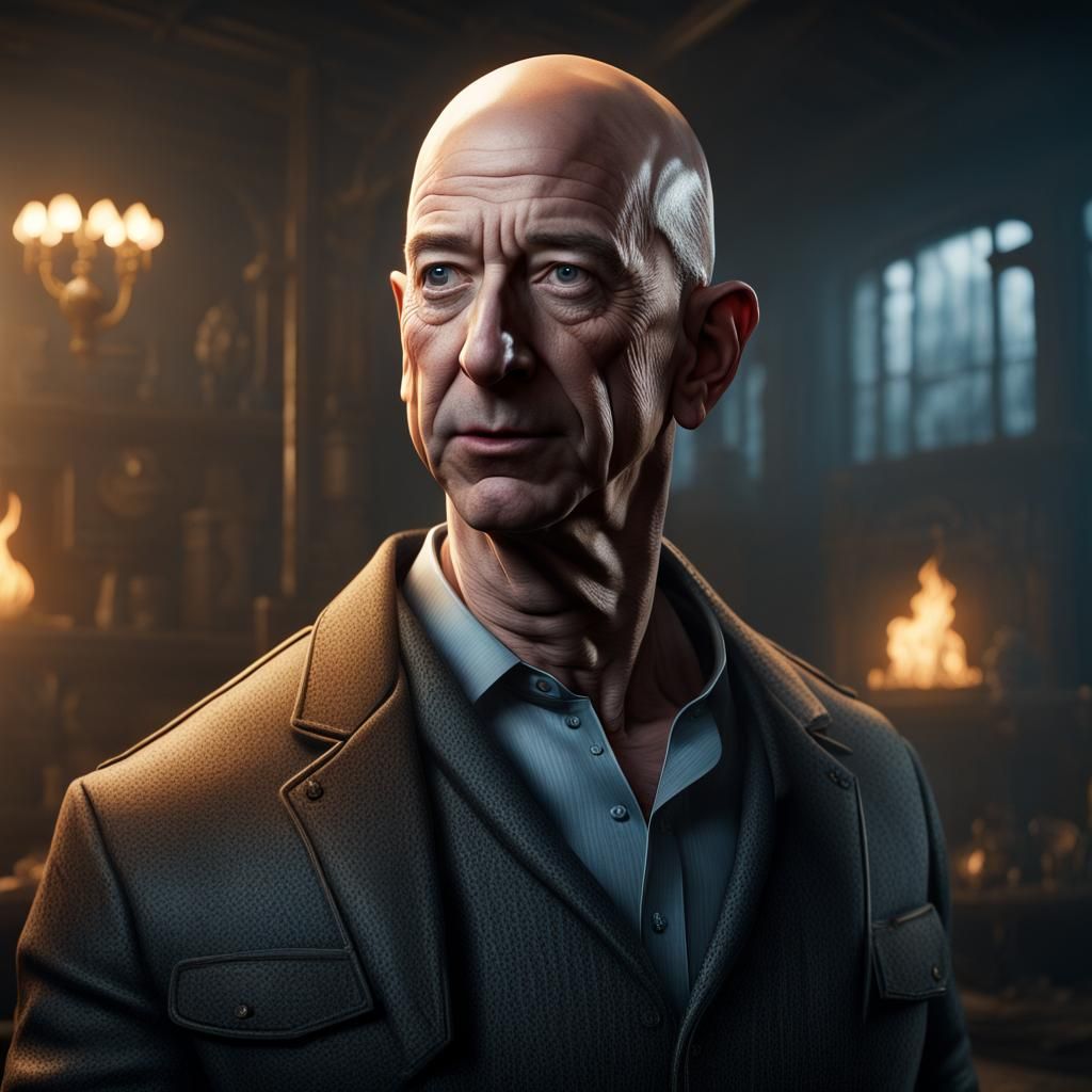 Jeff Bezos the serial killer AI Generated Artwork NightCafe Creator