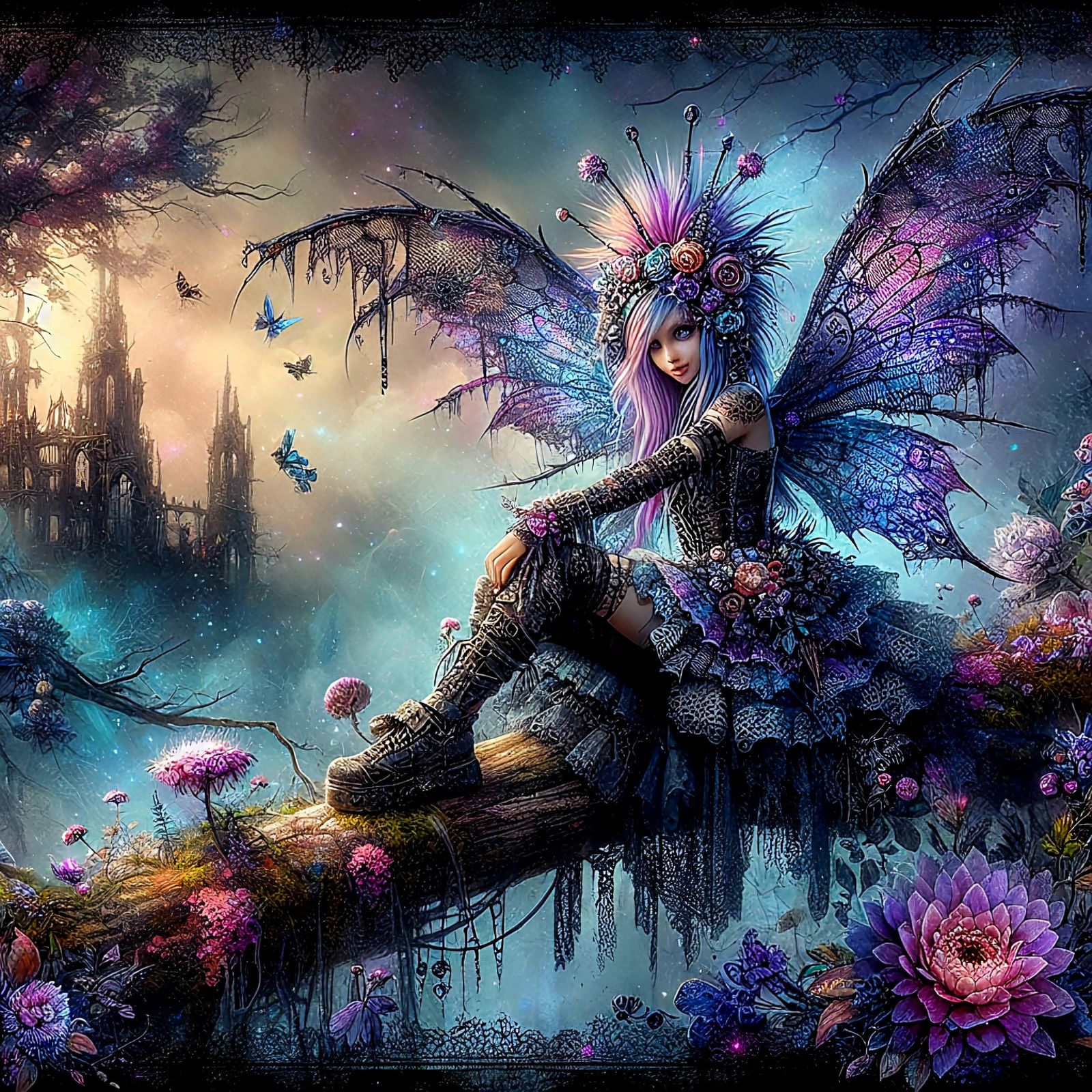 Mischievous Pixies fan art inspired by Cass the Fairly Fairy Obsessed @Poyzen