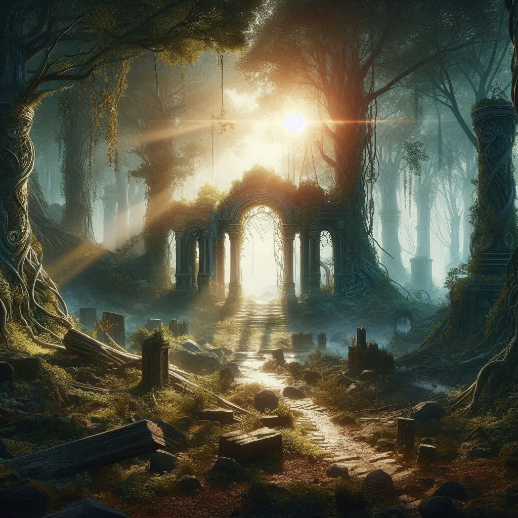 Ruins in the Forest