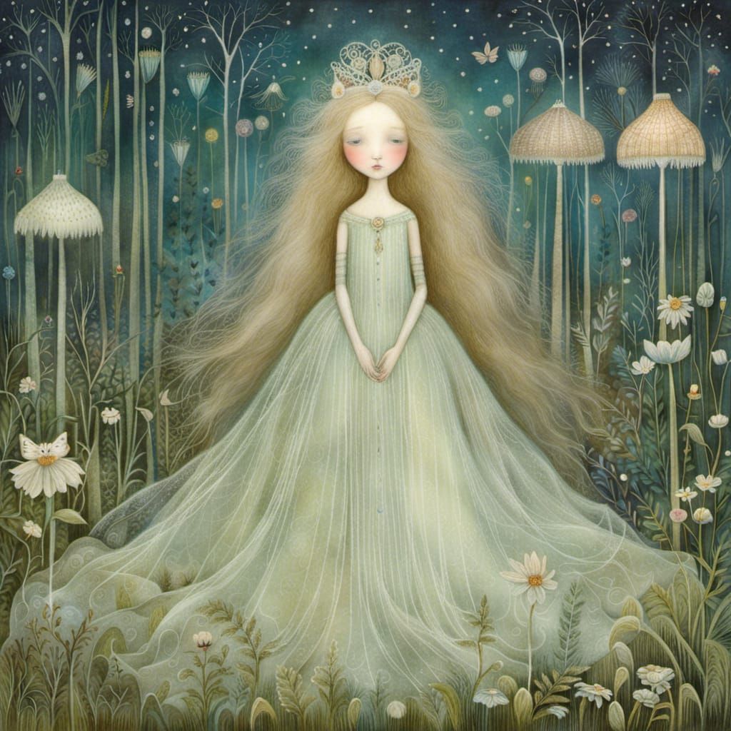 Fairytale princess - AI Generated Artwork - NightCafe Creator