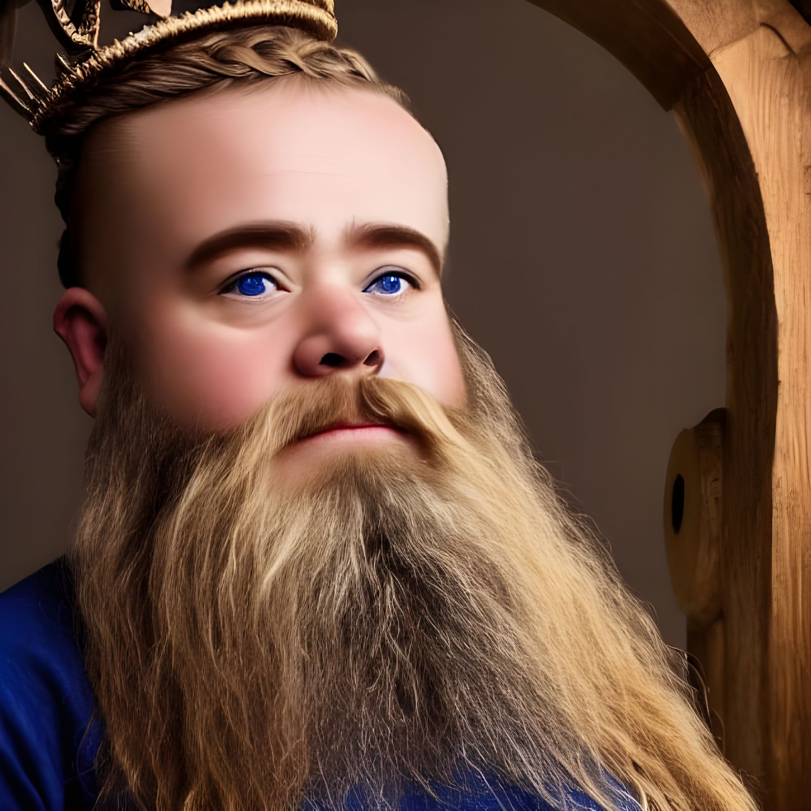 The newly ascended Dwarven King