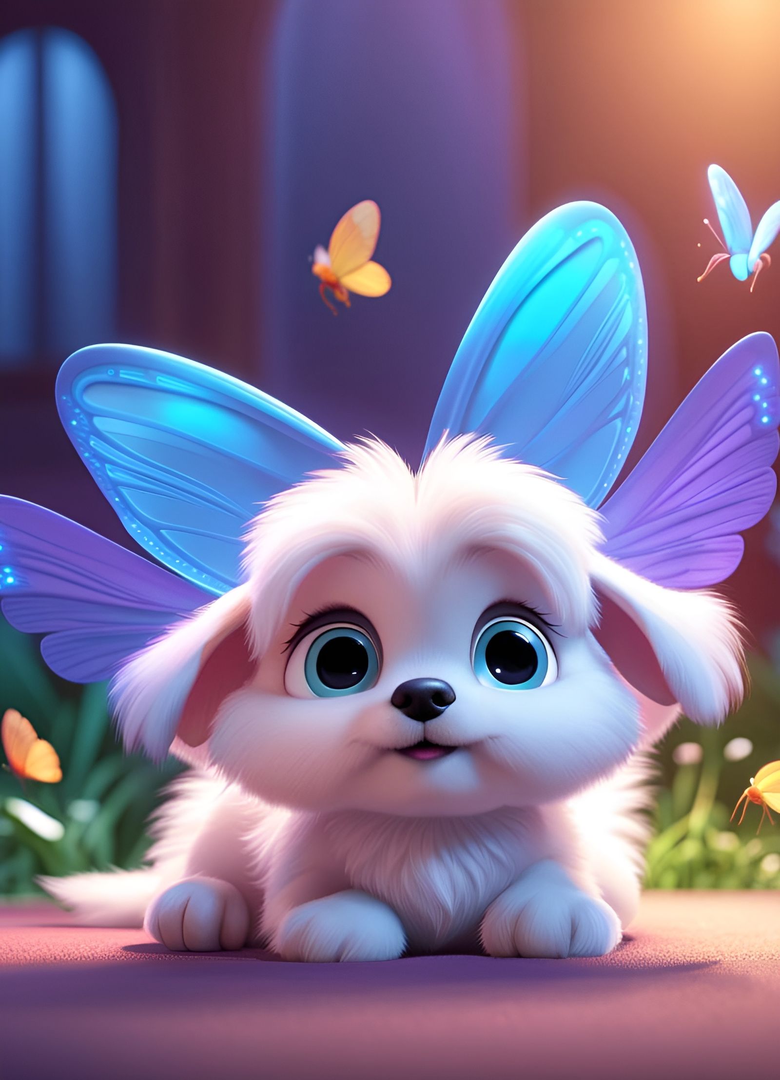 🦋Fairy 🐶 Puppy🦋 - AI Generated Artwork - NightCafe Creator