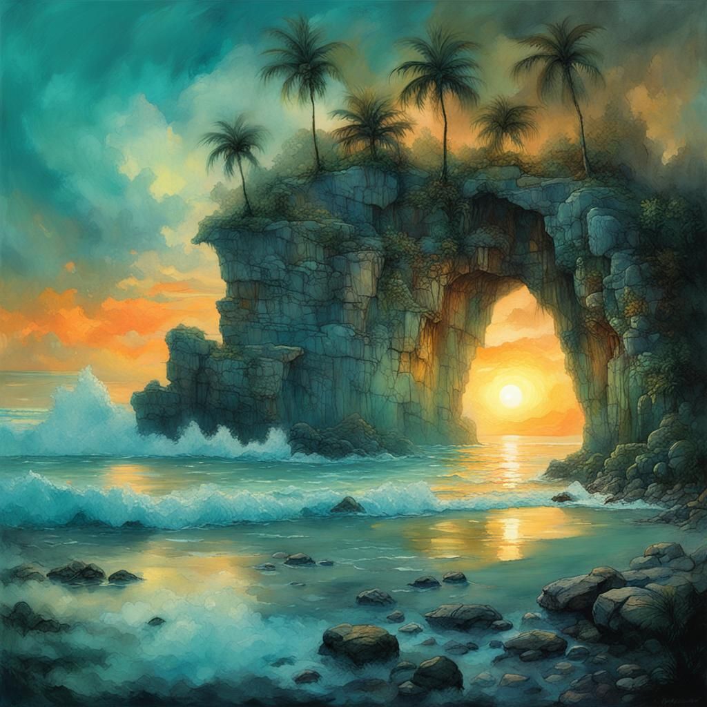 Stunning Beach Sunsets  by @Little Red Riding Hood 