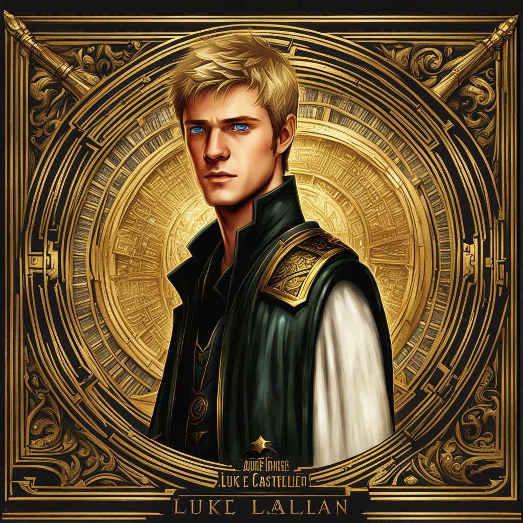 Luke Castellan with gold eyes