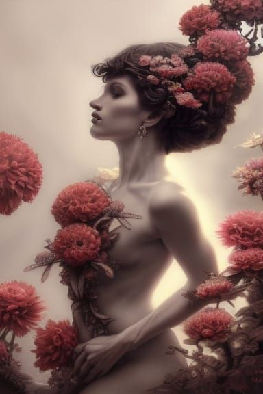 Whimsical Dahlias pt3
