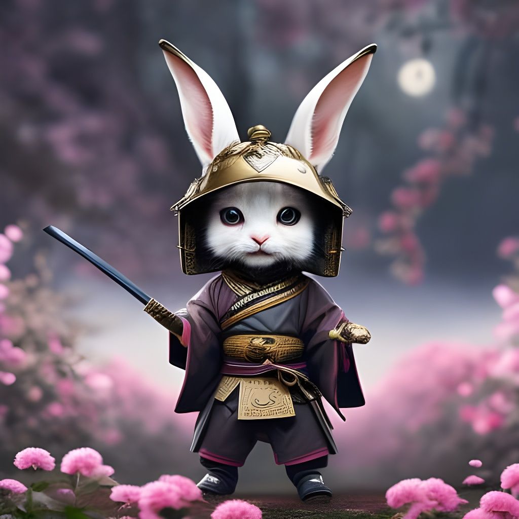 The tiny samurai   by @David Gotet