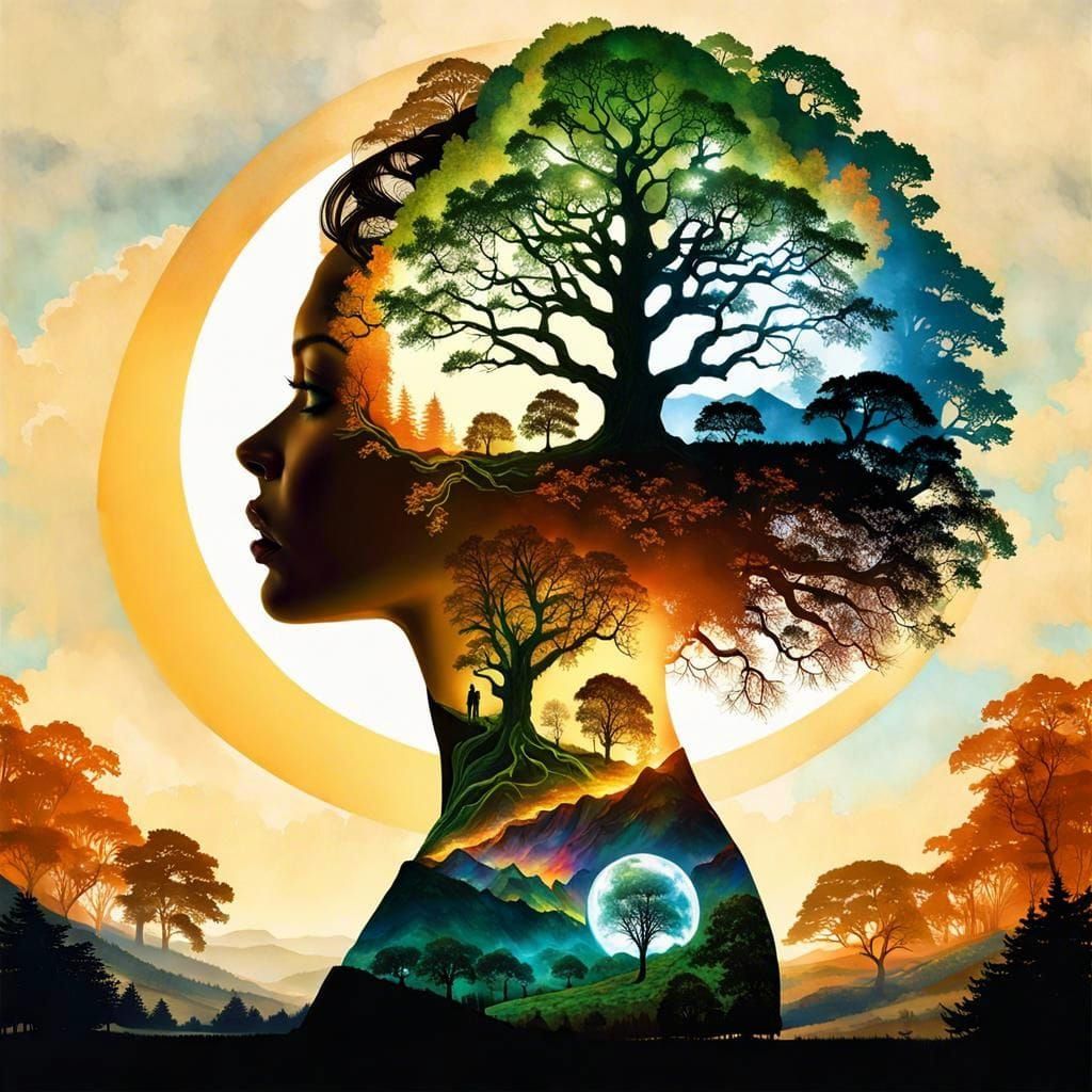 Vibrant Mother Nature 🌳  by @Chelle