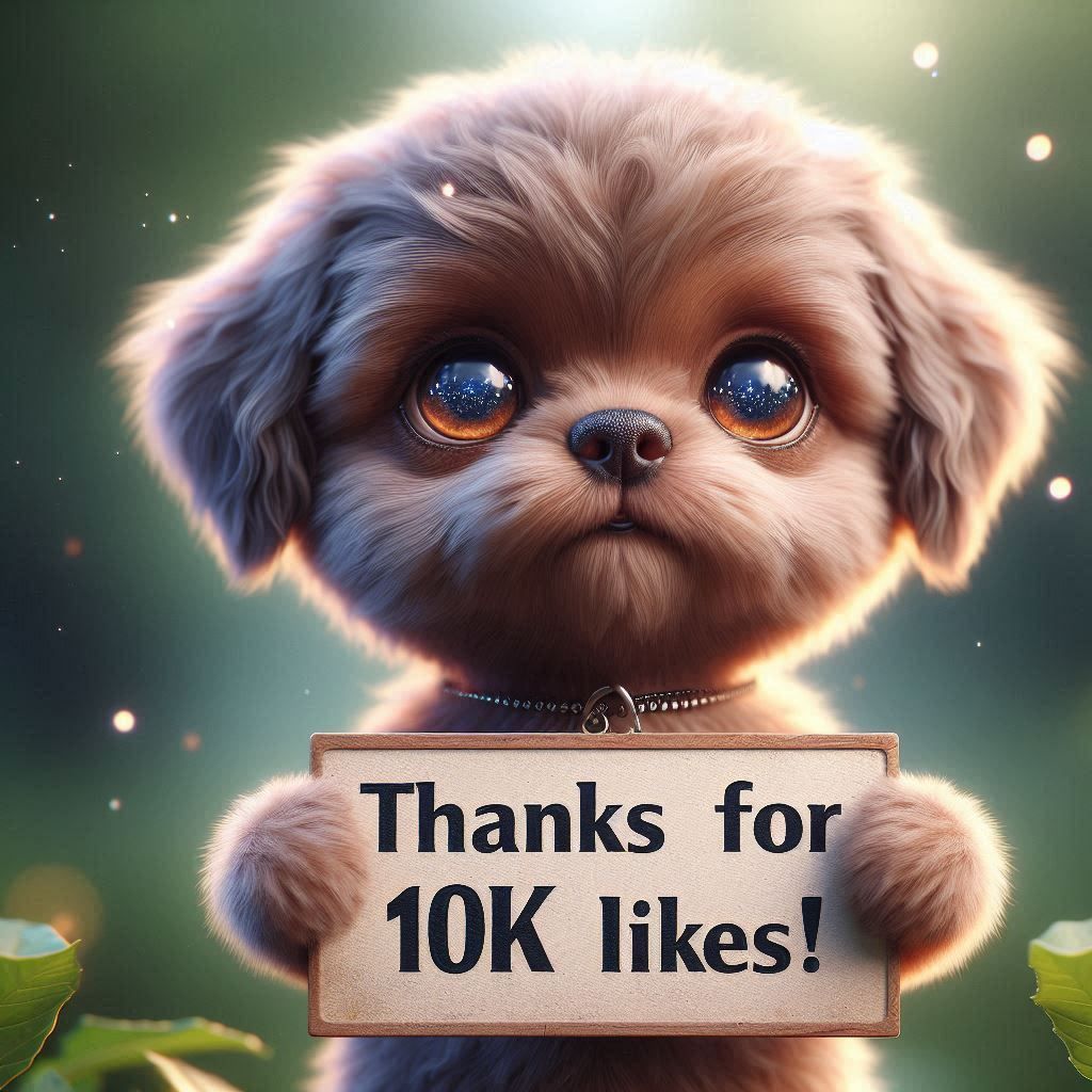 Thank you, guys, so much for 10k likes!