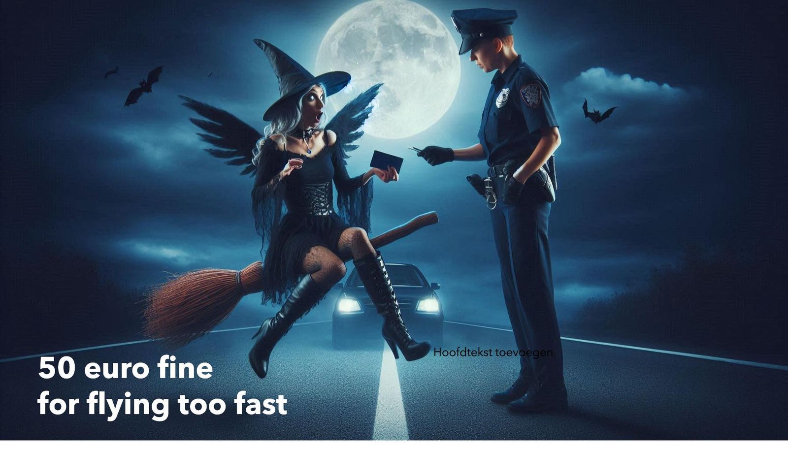 50 euro fine for flying too fast