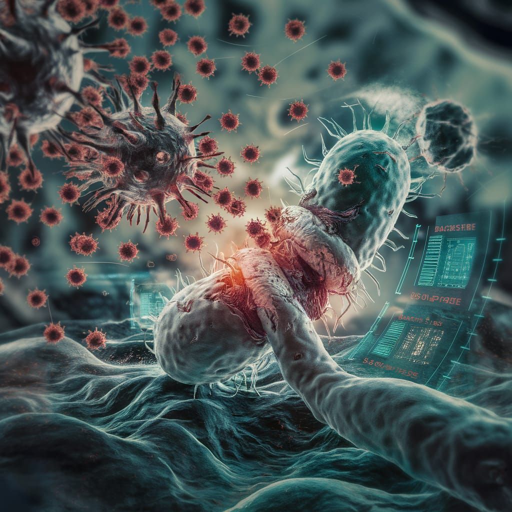 Assault of the Bacteriophage  by @Wolf of borg