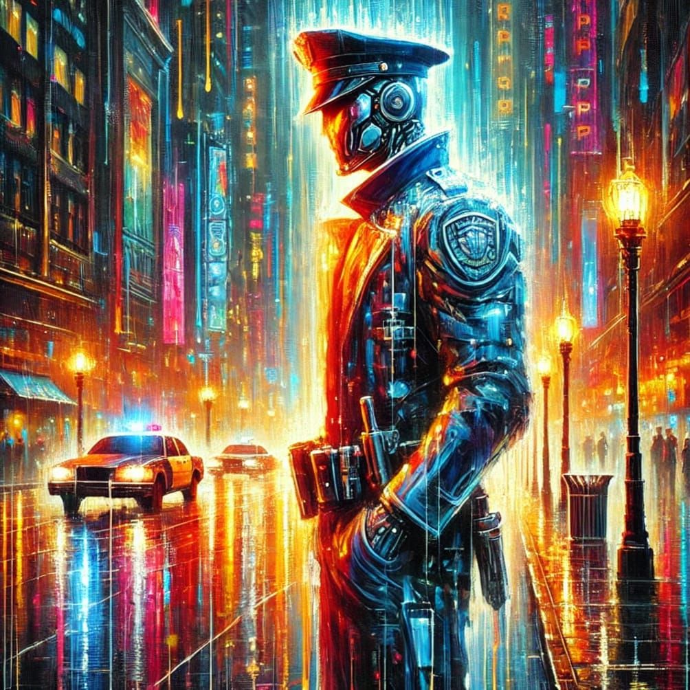 Admire the beauty of cyberpunk