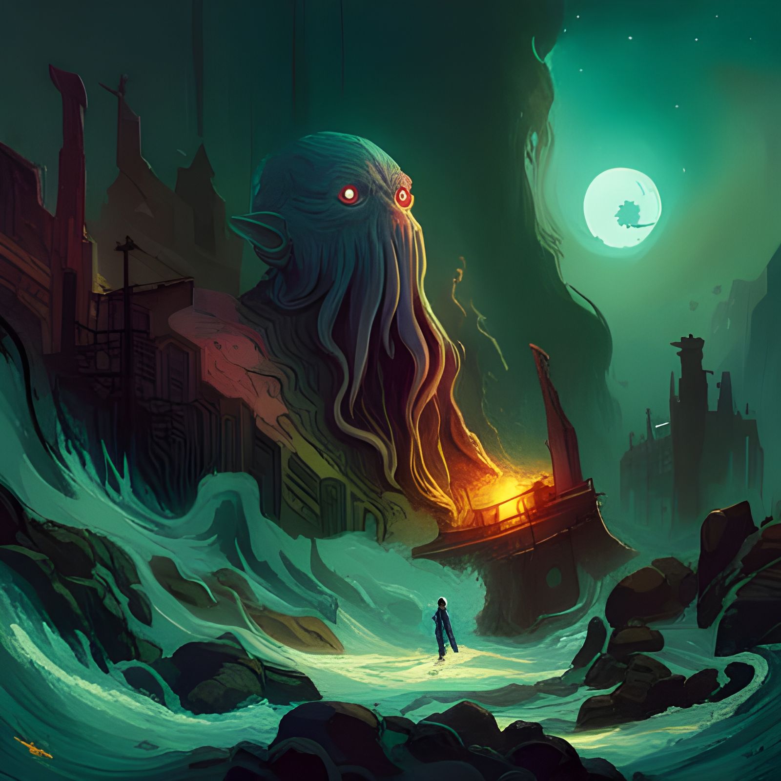 .cthulhu. - AI Generated Artwork - NightCafe Creator