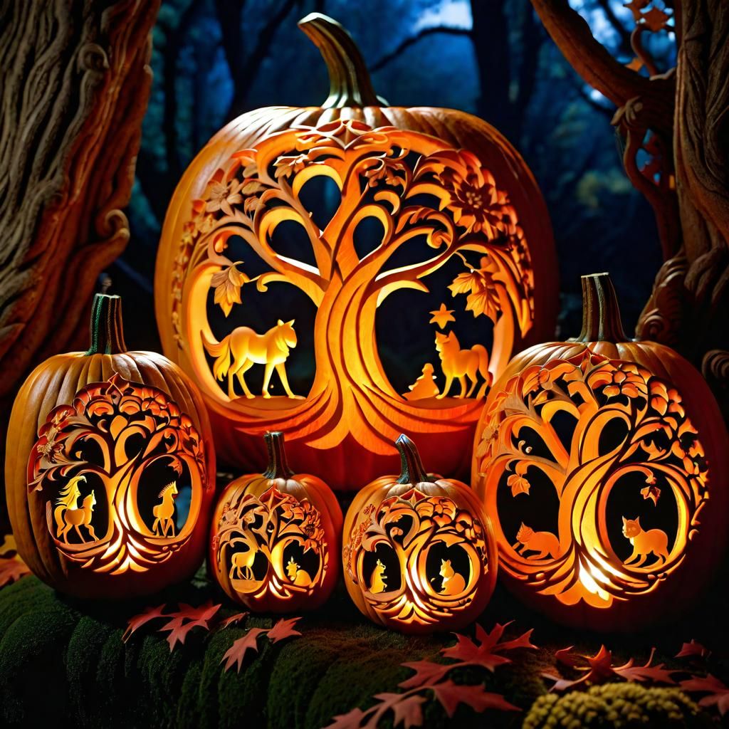 Pumpkin Carving  by @Riangwalee