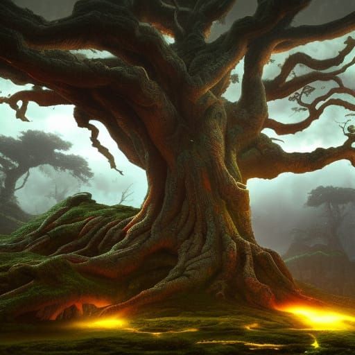 Enchanted Oak Tree