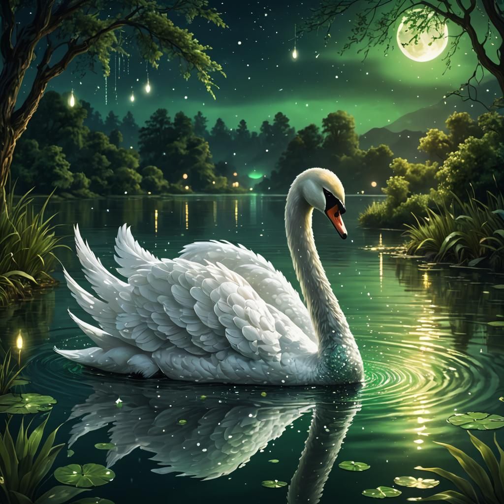 Swan   by @Suri
