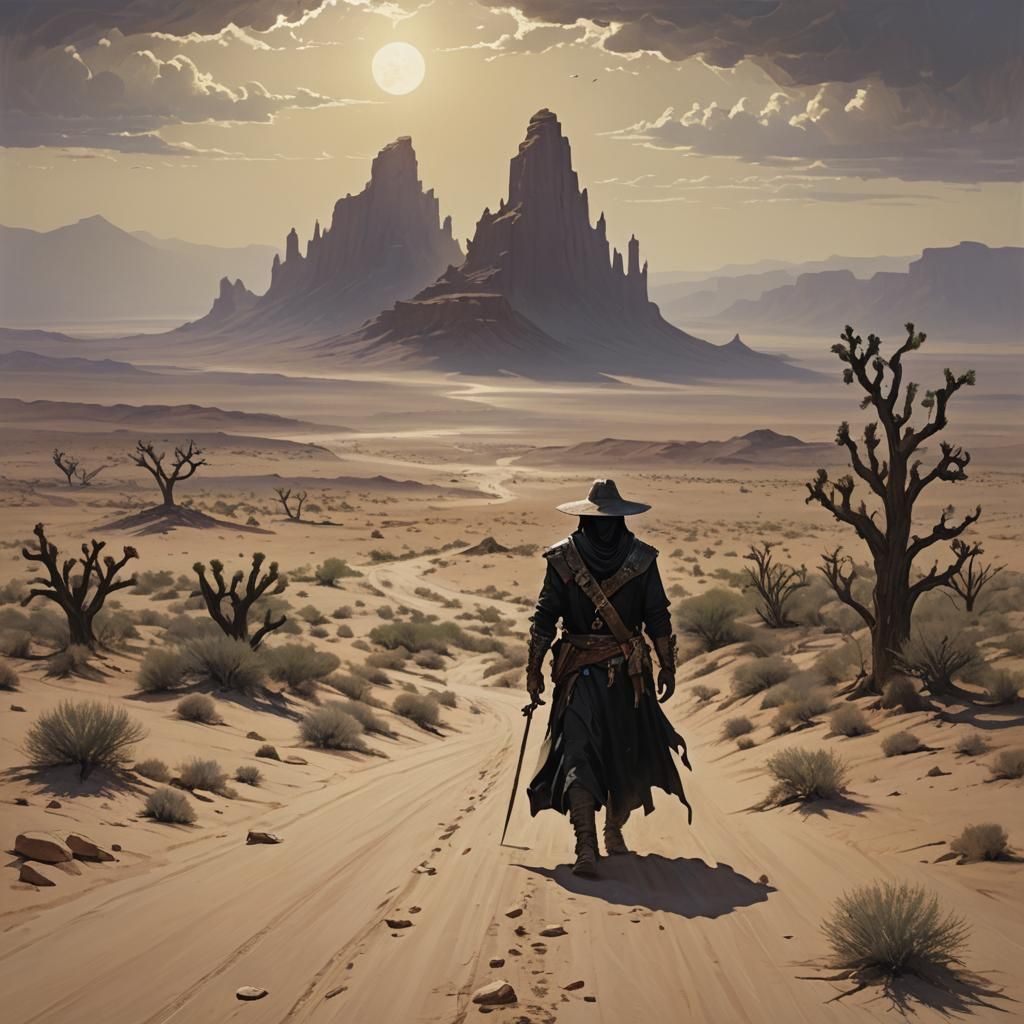 Nomad of the Desert - AI Generated Artwork - NightCafe Creator