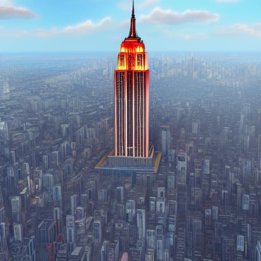 empire state building in 2055