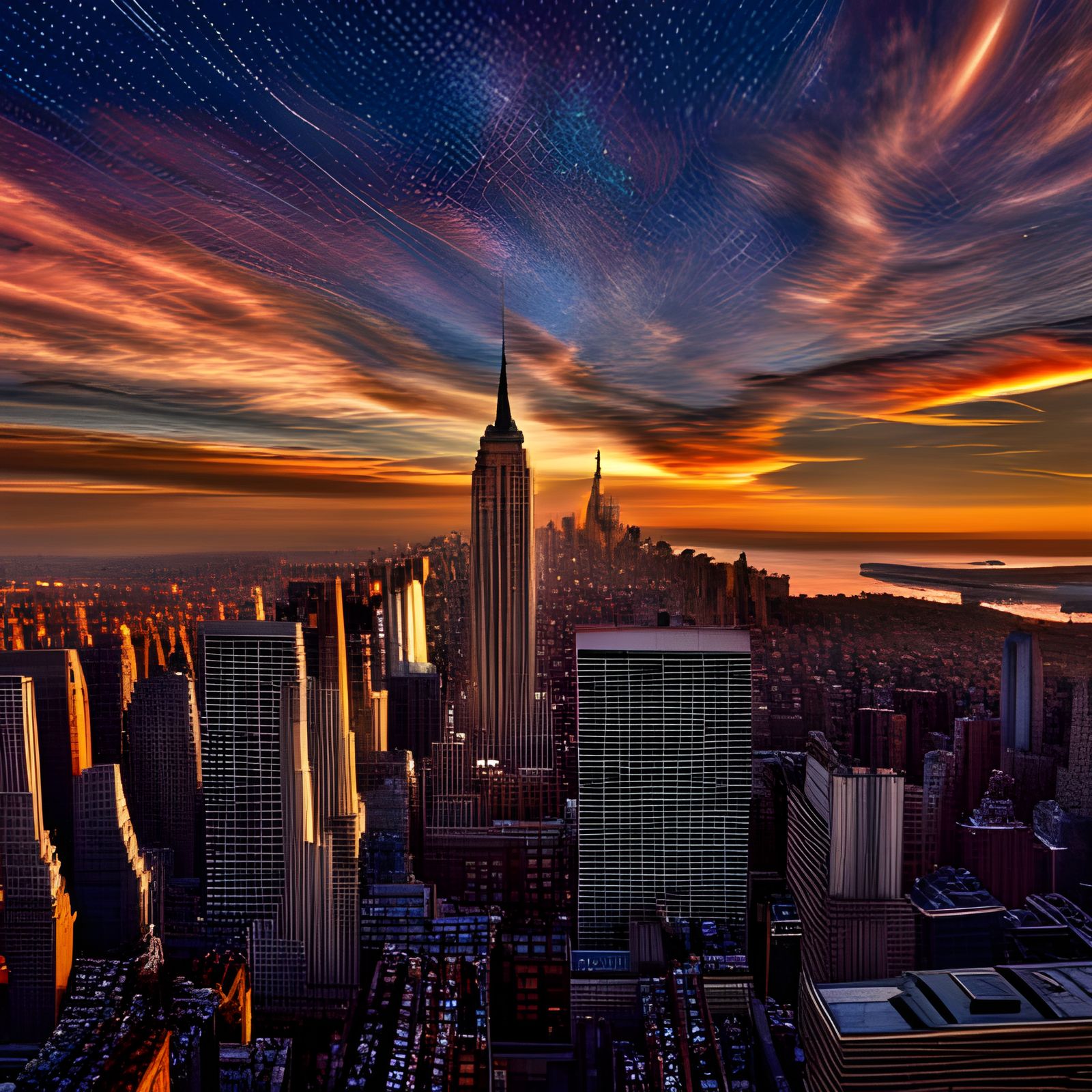 Coloured sky 🌃