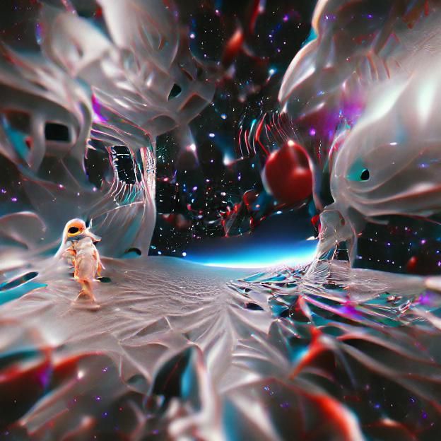 Alone in space 8K 3D