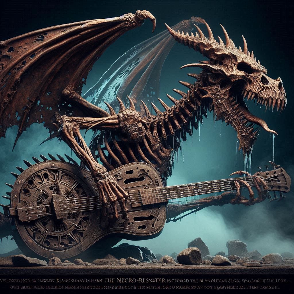 Velmorth, the Necro-Resonator (Inspired by Resonator Guitars & Doom Blues)