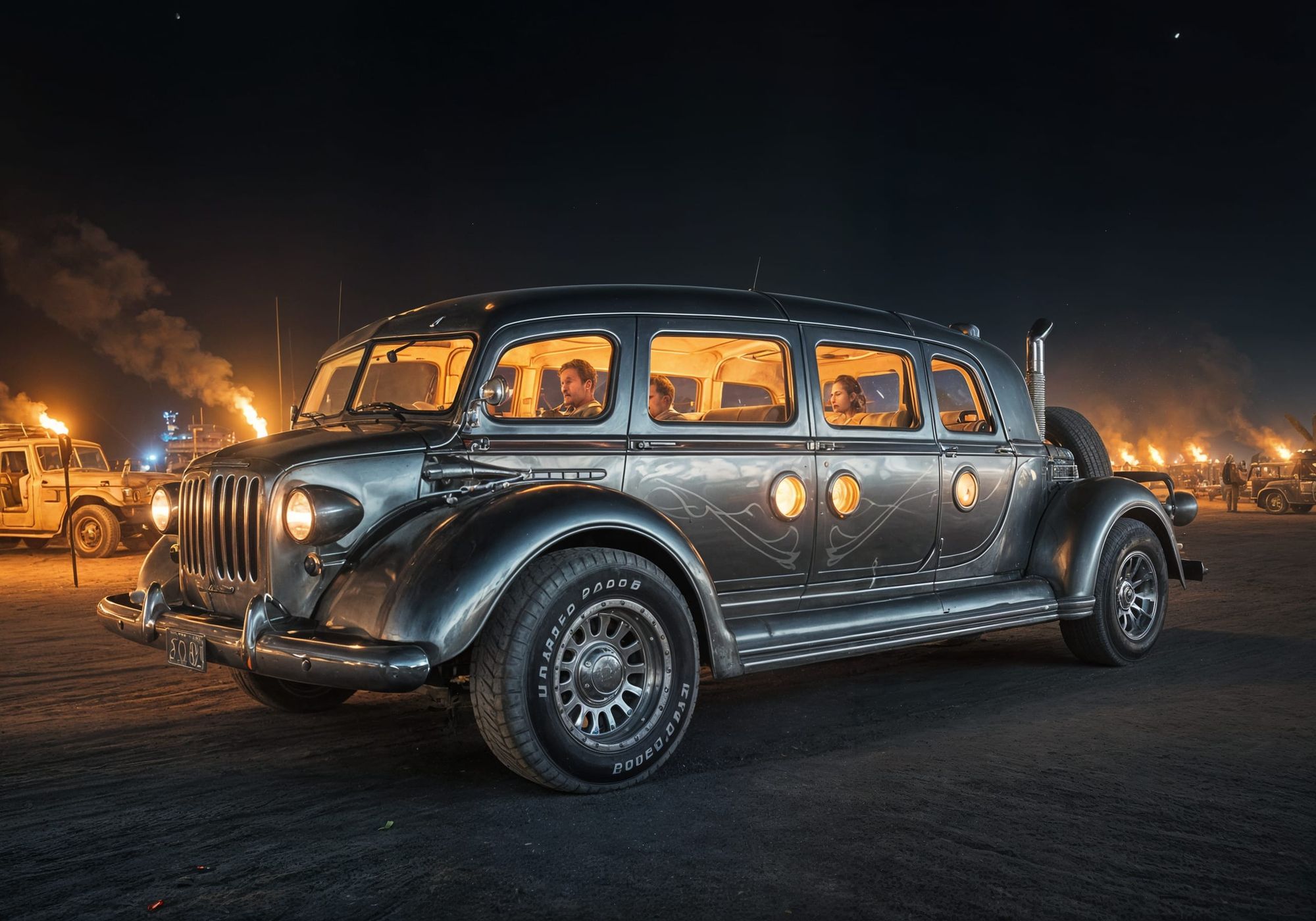 Hyper-modified humvee