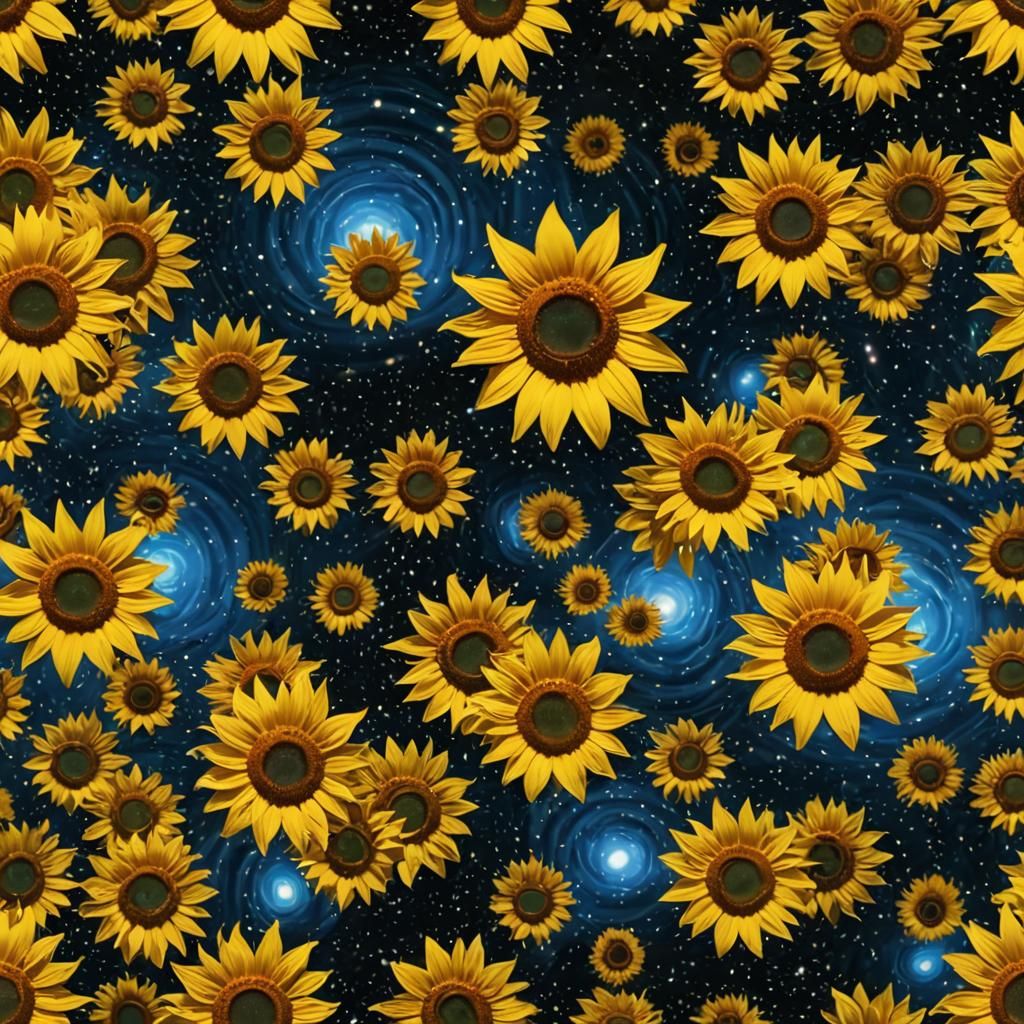 Epic ionized magnetic solar storm of Sunflower stars