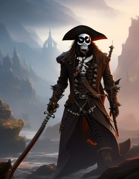 Immortal Pirate - AI Generated Artwork - NightCafe Creator