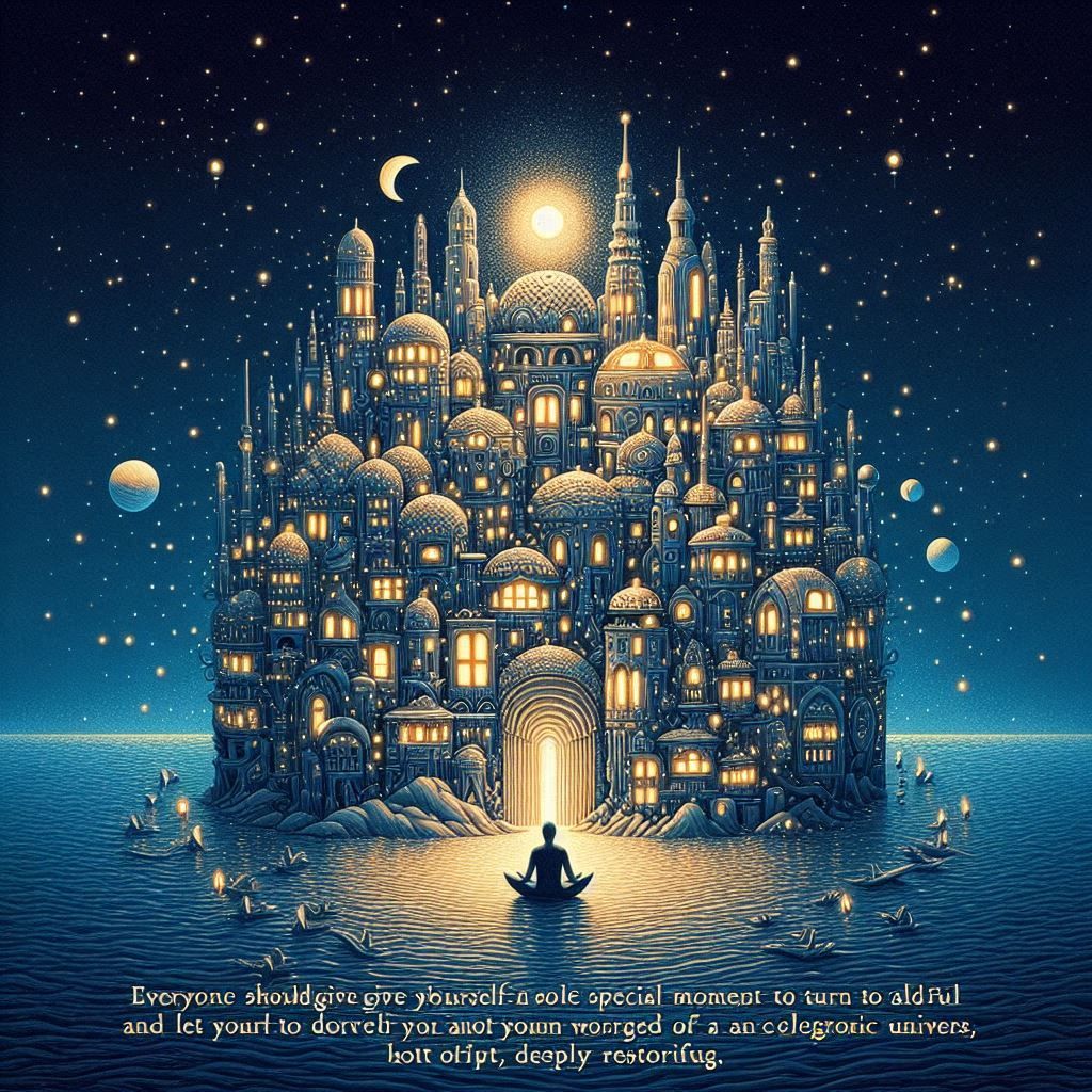 everyone should give themselves a special moment to turn off electronic devices