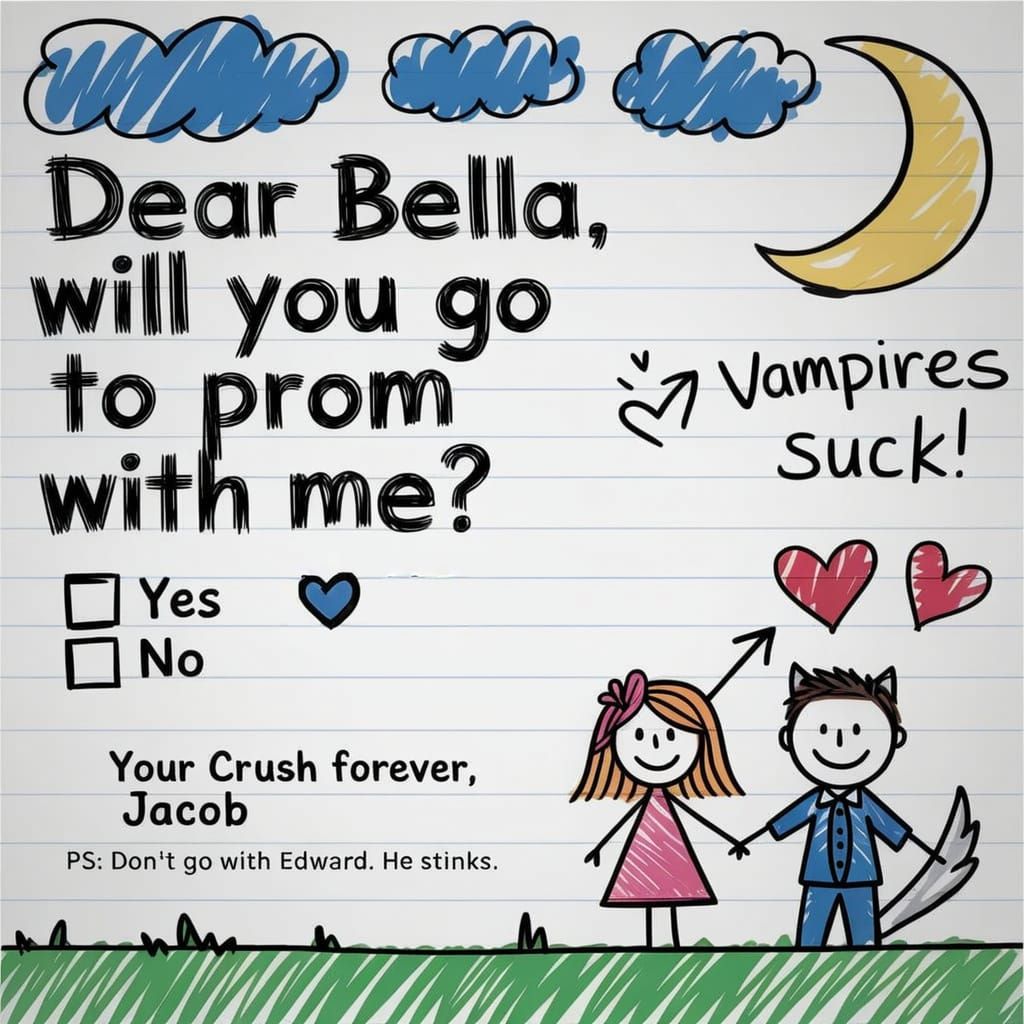 A kindergarten promposal  by @vixyna