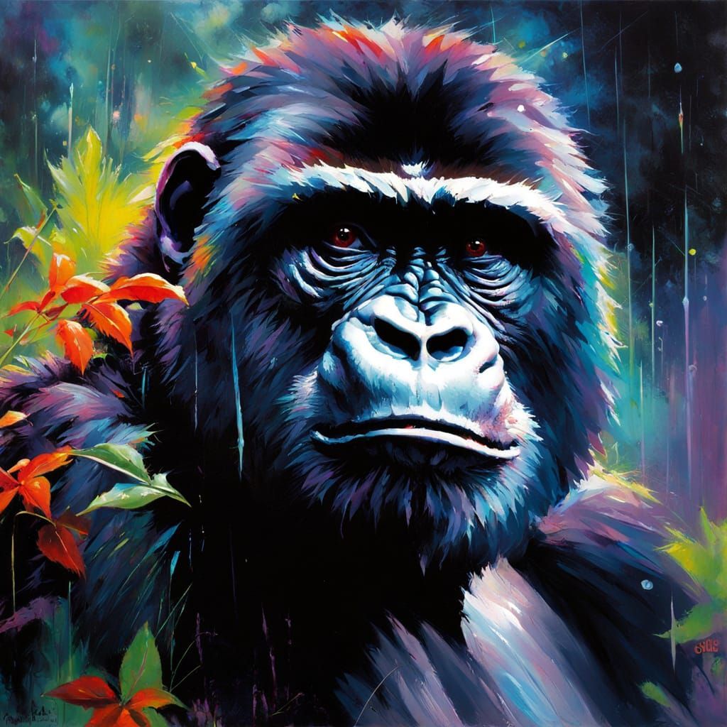 Gorilla  by @Somei