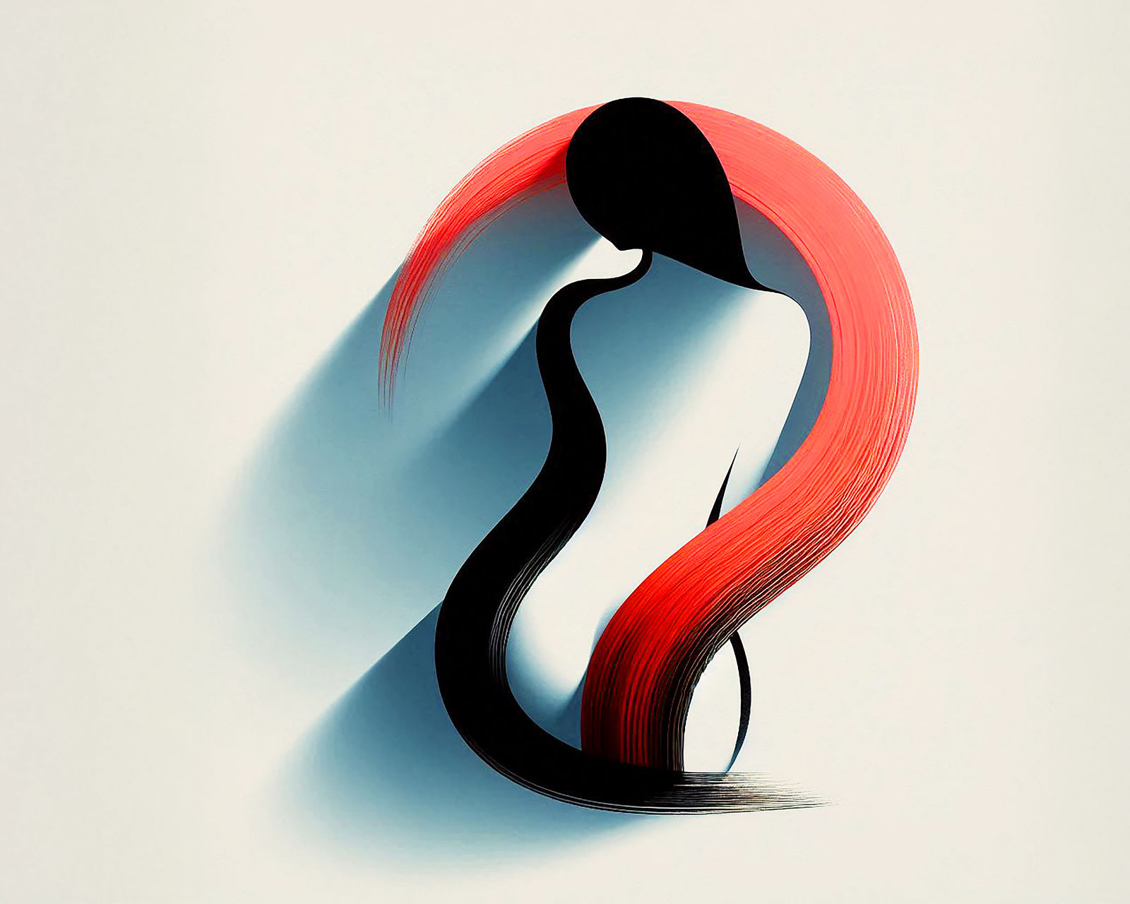 abstract female form
