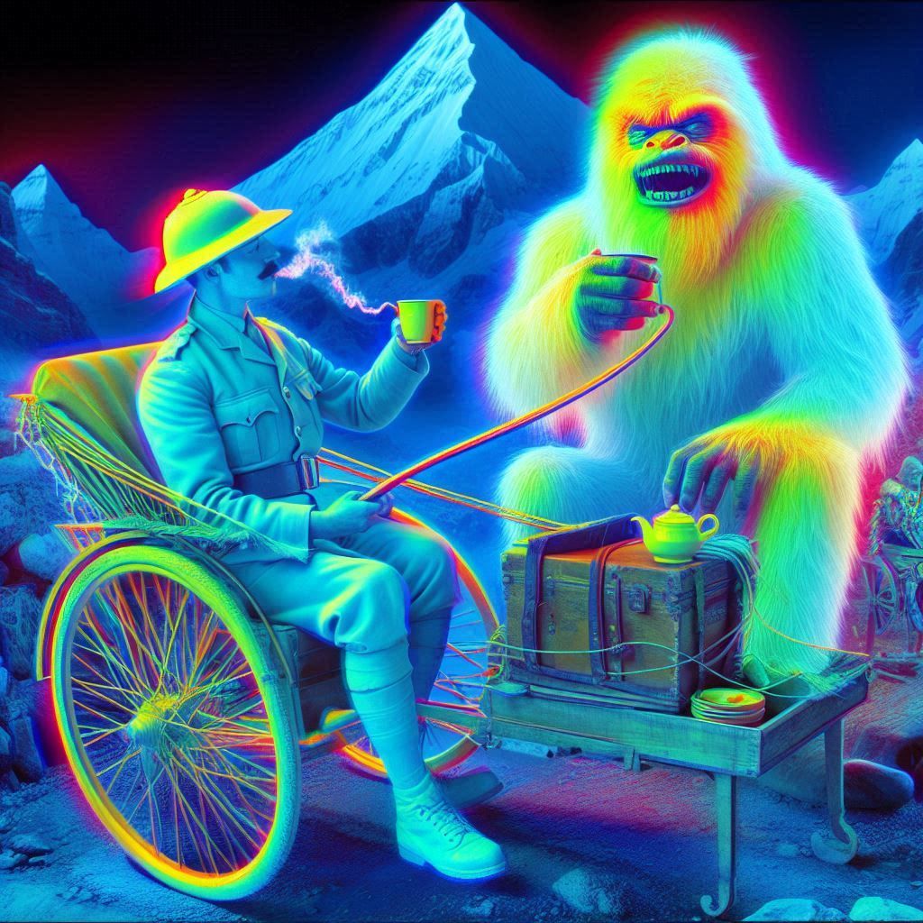 lord hillary getting high on life