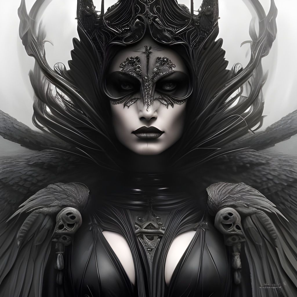 The Raven Queen - AI Generated Artwork - NightCafe Creator