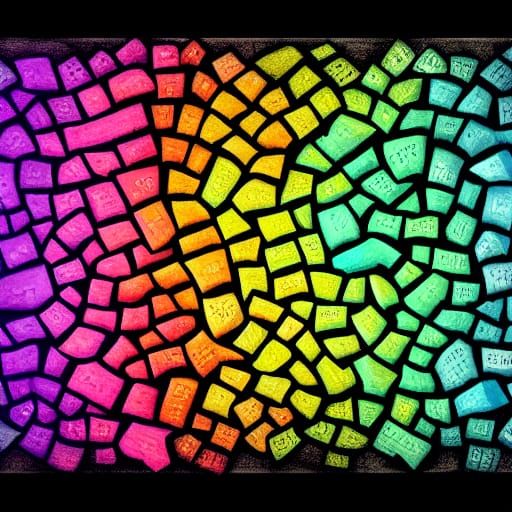 A whetstone for your brain. Hyperdetailed realistic colourfu...