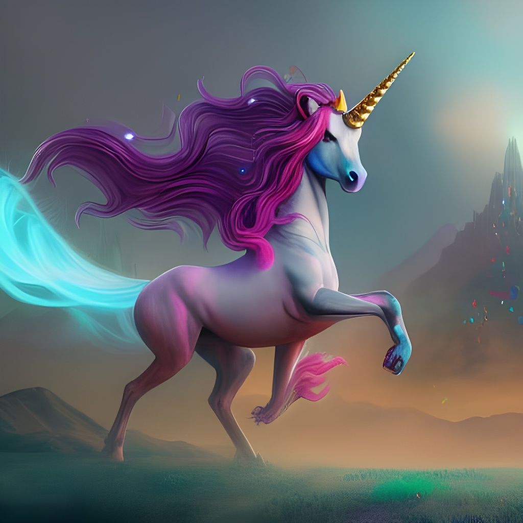 Rainbow Unicorn Goddess