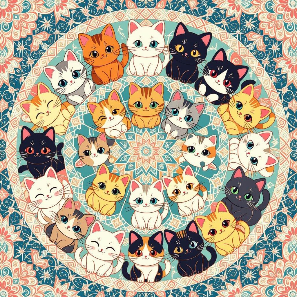 Kaleidoscope Kitties